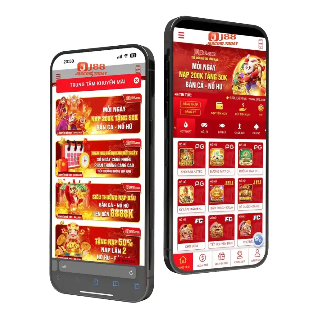 Người dùng đang thao tác trên ứng dụng full88 ios trên điện thoại